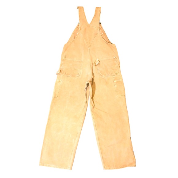 Vintage  Carhartt tan overalls, coveralls (carhartt brown) union made - Picture 4 of 16